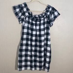 Philosophy gingham plaid checker print dress